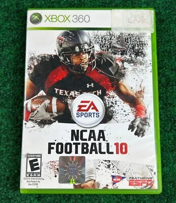 NCAA Football 10 EA Sports Xbox 360 Juego Disco Completo Usado Foto 1 de 4