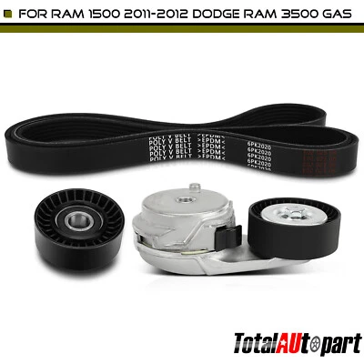 3Pcs Serpentine Belt Drive Component Kit for Dodge Ram 1500 2500 3500 Ram 1500 - Image 1 of 4