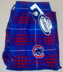 CHICAGO CUBS MENS SLEEP LOUNGE PAJAMA PANTS NWT L COTTON BLEND FLANNEL CONCEPTS - Picture 1 of 2