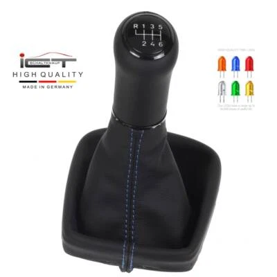 Pomo de cambio LED para Ford Galaxy Seat Alhambra VW Sharan 1 tipo 7M costura azul D41 Foto 1 de 4