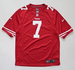 Mens NIKE #7 Colin Kaepernick San Francisco 49ers NFL Shirt Jersey 472810-687 XL