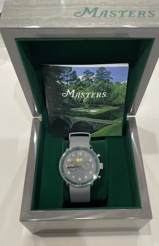 2023 Masters Watch with Silicone Band from Augusta National Gold Course New Cover