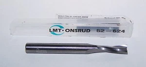 1/4"" (.2500"") ESPIRAL ASCENDENTE DE CARBURO SÓLIDO 2FL O FLAUTA ONSRUD SUAVE/DURO PLS 52-624 - Imagen 1 de 3