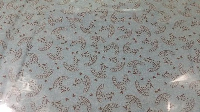 12 Yards Moda New Fabric Make Life by Sweetwater Light Teal Brown Accent 5426-19 - Image 1 of 2