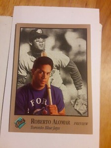 1992 Leaf Donruss Studio Preview #13 Roberto Alomar 