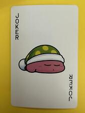 sleep kirby JOKER Playing Poker Card Kirby Super Star Blue Nintendo Japanese