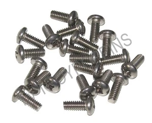 20-SS 1/4"-20 X 5/8" PPH PHILLIPS PAN HEAD MACHINE SCREWS STAINLESS STEEL PARTS - Picture 1 of 1
