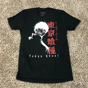 NEW Tokyo Ghoul Men Sz Small Black Shirt Japanese Anime Manga Japan Horror - Picture 1 of 3