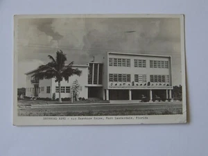 Fort Lauderdale Florida FL RPPC Real Photo Drummond Arms - Picture 1 of 2