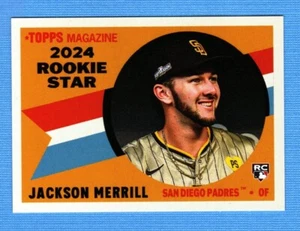 2024 Topps Throwback Thursday #143 Jackson Merrill San Diego Padres 1753 - Picture 1 of 1