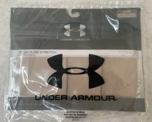 Under Armour Women's UA Pure Stretch Thong 3-Pack in Beige Size Small - Picture 1 of 3