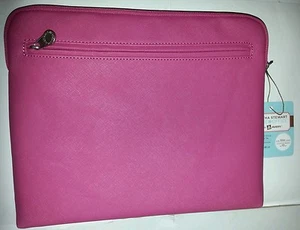 Martha Stewart Padded 10" Tablet Sleeve Pink Raspberry 11.25 x 9 x 1 Home Office - Picture 1 of 2