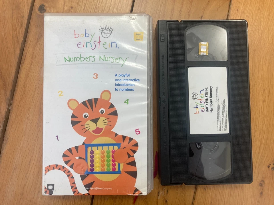 Baby Einstein Numbers Nursery UK VHS PAL INSANELY RARE - Imagen 1 de 4