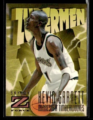1996-97 SkyBox Z-Force - #173 Kevin Garnett - Minnesota Timberwolves - Image 1 of 2