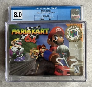 Mario Kart 64 Nintendo 64 N64 Sealed Graded 8.0 A+ CGC Not Wata Ukg - Picture 1 of 2