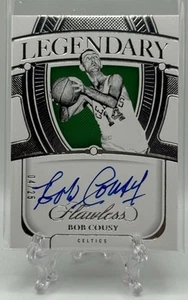 Bob Cousy 2023-24 Panini Flawless Legendary Scripts On-Card Auto /25! Celtics - Picture 1 of 3