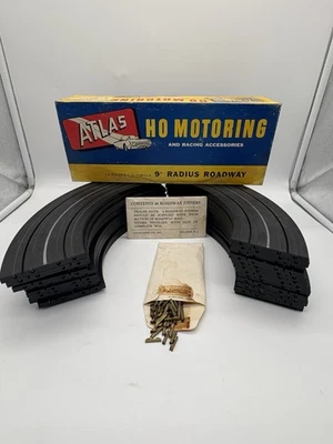 Set Of Boxed Atlas HO Motoring 9” Radius Roadway 12 Pieces (24 Total) 1/4 Circle - Image 1 of 4
