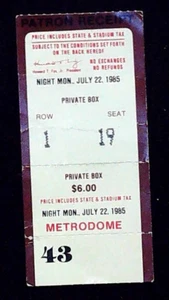 Ripken Streak Hrbek HR #79 Murray #241 Twins Orioles MLB Ticket Stub 7/22/1985 - Picture 1 of 2