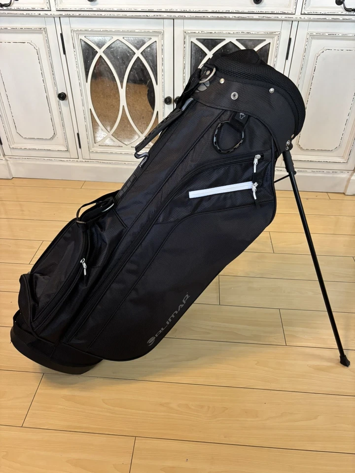 Bolsa de golf Orlimar SRX negra con soporte de golf  Foto 1 de 4
