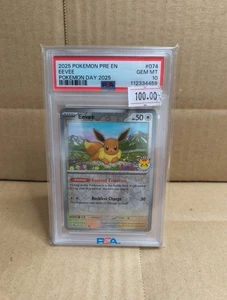 PSA 10 - Eevee 074/131 Pokemon Day 2025 STAMPED Promo - Bild 1 von 2