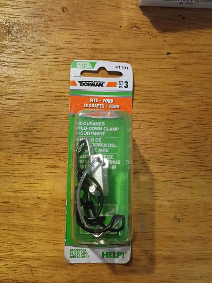 Surtido de abrazaderas de sujeción para purificador de aire Dorman 41101 se adapta a un Ford nuevo Foto 1 de 2
