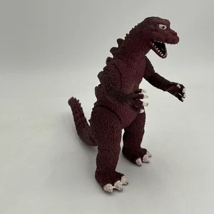 Red Godzilla Vinyl Figur Retro Kaiju Monster Toy 8,5 Inch Unmarked Vintage - Bild 1 von 10
