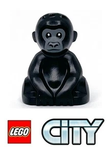 LEGO City - Schwarz Baby Gorilla Minifigur aus Set 60437 - NEU - Bild 1 von 2