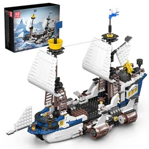 Pirate Ship Building Set - 1281 Pieces, Boat Model Building Kit for Adults an... - Picture 1 of 6