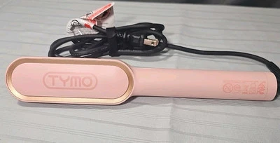 TYMO Ring Hair Straightener Brush Comb Pink Hair Straightening Iron HC 100R - Image 1 of 4