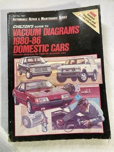Chiltons Repair Manual Guide To Vacuum Diagrams 1980-1986 #7821 Domestic Cars - Picture 1 of 9