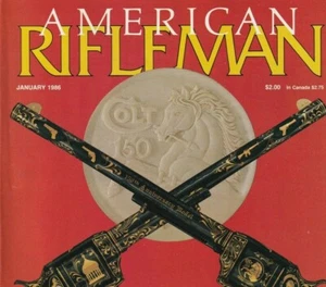American Rifleman Magazine January 1986 Colt Celebrates 150 Years Palma Match - Bild 1 von 4