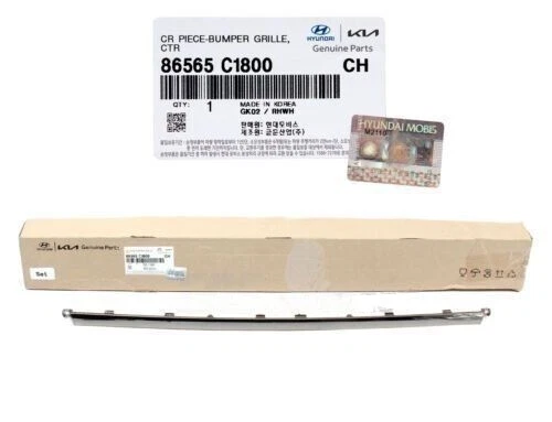 GENUINE 86565C1800 Front Lower Center Bumper Moulding for Hyundai Sonata 2018-19 - Image 1 of 1