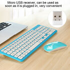 Wireless Mouse Keyboard Set Office Gaming For Notebook Computer 3‑Speed Micr GF0
