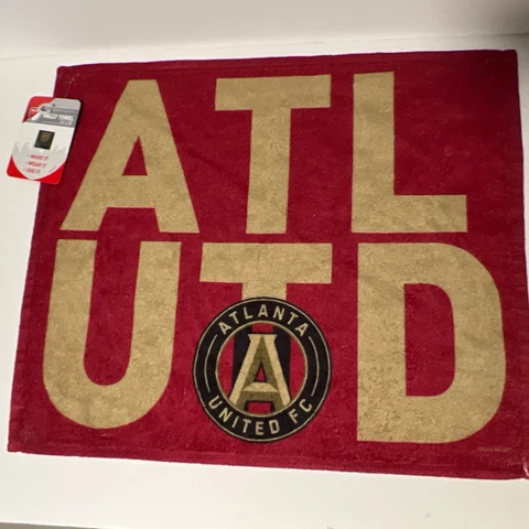 New Atlanta United Rally Towel 100% polyester front, 100% cotton back Cover