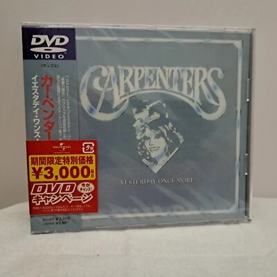 Carpenters Yesterday Once More DVD Japan 2004 UIBA-9013 NEW SEALED Import - Image 1 of 4