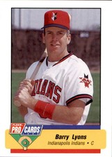 1994 Triple A All-Stars Fleer/ProCards AAA32 Barry Lyons Biloxi Mississippi Card