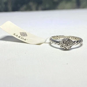 Neu Sarda Sterling Silber 925 Kunsthandwerk "Baum des Lebens" & Kabel Größe 11 - Bild 1 von 16