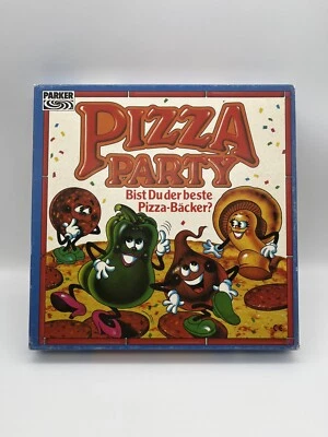Pizza Party Bist du der beste Pizza-Bäcker Parker  Vintage Brettspiel - Bild 1 von 4