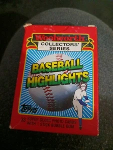 1989 Topps Woolworth Baseball Highlights Set (33 Karten) - Randy Johnson Rookie - Bild 1 von 2