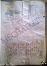 Orig 1931 Newark New Jersey Zone Map - McKinley Jr. HS NJ Sanborn Atlas 18 x 27