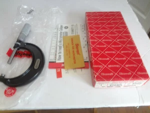  Starrett 50mm Bügelmessschraube außen komplett OVP 436MFL 50mm - Bild 1 von 3