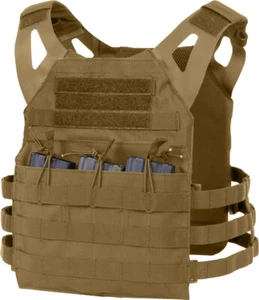 Tactical Plate Carrier Vest - Lightweight Military Army MOLLE Mag Assault System - Picture 1 of 16