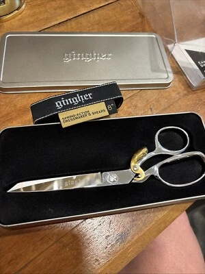 Gingher Scissors- 8” Spring-Action Dressmaker Shears G-8SA NIB New! - Image 1 of 4