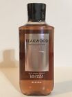 1 BATH &amp; BODY WORKS TEAKWOOD FOR MEN BODY WASH SHOWER GEL 10 FL OZ 2-IN-1 NEW