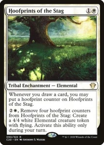 HOOFPRINTS OF THE STAG mtg NM-M Commander 2020 Rare 1 Card - Picture 1 of 3