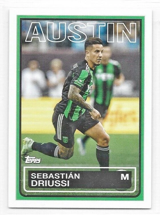 Sebastian Driussi Austin FC Zenit Russia 2023 Topps MLS 1983 Tribute #83T-27 - Image 1 of 1