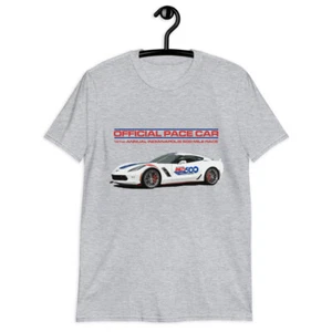 2017 Vette C7 Pace Car Indianapolis 500 Mile Race Kurzarm T-Shirt - Bild 1 von 6