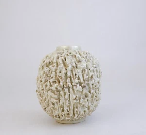 A off-white Luster Hedgehog vase - Chamotte - Gunnar Nylund - Rörstrand - Picture 1 of 6