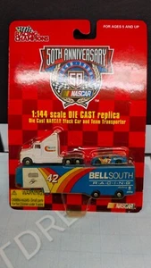 1:144 #42 JOE NEMECHEK BELLSOUTH RACING CHAMPIONS TRANSPORTER HAULER & CAR 1998 - Picture 1 of 6