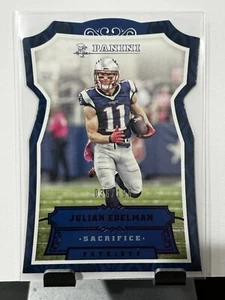 2016 Panini Football Julian Edelman 67 Sacrifice Purple /199 Die Cut - Picture 1 of 2
